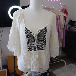 Crop top blouse